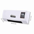 2 In 1 1800w Wall Mounted Heater   Air Conditioner Fan Combo With Remote Control