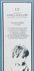 U2 Original 1980 Print Advert I Will Follow Concert Tour Boy
