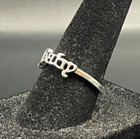 Silver Tone Baby Ring - Size 7
