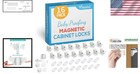 Child Safety Magnetic Cabinet Locks 16 Pack Baby Proofing No Tools Adhesive