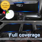 Window Shades For Gmc Sierra 1500 2500 3500  slt  At4  Denali  2019-2024 2025 Ac