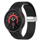 Magnetic Buckle Silicone Watch Band Strap For Galaxy Watch 4 5 6 7 40 44 45mm