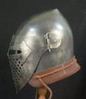 Armor Helmet Medieval Steel Crusader Helmet Cos Play Roman Viking