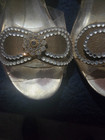 Debbie Reynolds Owned   Worn Rhinestone Plex Heels From Her Estate W coa T  Fish