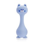 Baby Rattle Teething Toys Cat Silicone Teether Rattles For Baby 0-12  Food Gr   