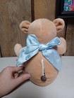 Vintage 1996 North American Bear Satin Ears Musical Teddy Stuffed Animal Plush