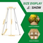 10ft Portable Aerial Yoga Stand Frame Rig Swing Bar Fitness Indoor Outdoor Steel