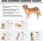 S-xl Reusable Dog Diapers For Female Dogs  Pack Of 3  Washable
