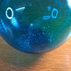 2 Authentic Vintage Japanese Glass Fishing Floats  4    Cobalt Blue Buoy 1920-40s