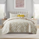 All Season Embossed Quilt Bedspread Set Lightweight Coverlet Set Twin Queen King
