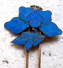 Chinese Kingfisher Feather Hair Pin Tfloral And Leaf Design No Us Import Fees