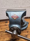 Vintage Nos Fpu 5  Bench Vise Locking Swivel Base Hi-test Quality Poland New