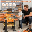 Kids Tool Bench Set With Electric Drill   Vest  Kids Tool Set Toddler Workben   
