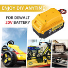 Power Connector Diy Battery Adapter Holder Dock For Dewalt 18v 20v Max Battery