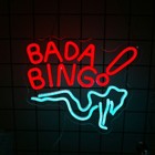 Bada Bing Neon Sign dimmable Led Man Cave Pub Store Bar Novelty Neon Wall Decor
