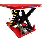 Electric Hydraulic Scissor Lift Table  11 000 Lb  Capacity  67  X 47-1 4 