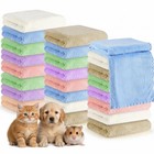 24 Pcs Guinea Pig Fleece Bedding Set  18x24 Inch  Soft Multicolor Pet Mat