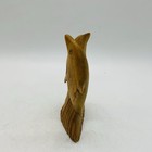 Vintage Hand Carved Wooden Pair Of Leaping Dolphin Figurine 4    Tall