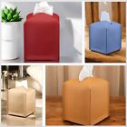Premium Tissue Box Cover - Classic Leather Style