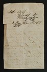 1863 Antique Civil War Soldier Letter Yorktown Va 9th Reg Co G Vt Volunteers