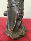 Vintage Chinese Bronze Warrior Sculpture Statue Figurine 10  - Qianlong Mark