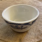 1950s 1960s Mcnicol Restaurant Ware Chinese Tea Cup  Blue Rose Garden Print