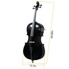 3 4 Full Size Natural Basswood Cello Set With Bag bow bridge rosin With Bag