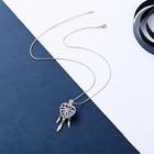 Cremation Jewelry Dream Catcher Urn Pendant Necklaces For Ashes With Hollow Keep