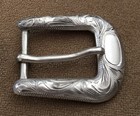 Vintage Old Western Mccabe Sterling Silver Complete 4 Pc Ranger Belt Buckle Set