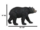 Rustic Western Cabin Lodge Realistic Black Bear Roaming The Woods Figurine 10 