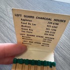 Vtg Green Bay Packers Left Guard Matchbook Unstruck Fuzzy Thurston Max Mcgee Wi