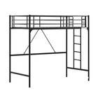 3-colors Twin Size Loft Bed With Stairs Space-saving Design   Noise-free