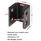 2 Pack Side Upper Link Mount Bracket for Suspension 4 Link Mount   1 4 