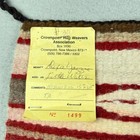 Vintage Native American Navajo Wool Small Rug  15    X 20     Little Water Yazzie