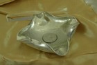Antique Silver Ashtray With Peruana Lima Republic Coin 1894 Antique