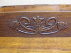 Antique Singer Wooden Sewing Machine Drawer Ornate Storage Craft Parts Lt Side