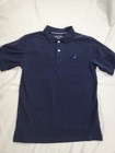 Nautica  Lot Of 2 Boys  Short Sleeve Solid Polo Sport Navy Size L 14-16 Lot Of 2