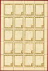Indonesia 1949   52 Republik 10r  Sheet Of 20  Mint  Nh  Scv  120 00