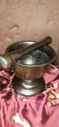 Large Antique Pestle And Mortar Cast Iron Apothecary