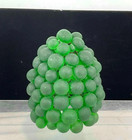 Art Nouveau Murano Czech Glass Green Grape Cluster Fruit Lamp Shade Art Deco