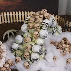 40pcs Mini Skulls Figurine Skeleton Head Miniatures tiny Resin Skulls For Crafts