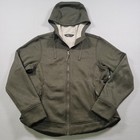 The North Face Mattea Hoodie Womens Large Olive Full Zip Fleece Jacket
