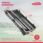 Skb Cases Ata Standard Hard Shell Golf Club   Bag Carrier  open Box 