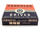 Nos  Vintage Congress 6    Od 1 2    Fixed Bore Die-cast V-belt Pulley  Type B  Usa