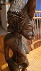 Senufo Maternity Figure On Stool C  te D ivoire 17  Tall Hand Carved 
