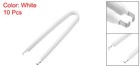 10pcs Ic Chip Extractor Ic U Shape Puller Stainless Steel Insulated Grip  White
