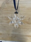 2008 Swarovski Annual Edition Christmas Ornament Snowflake With Box