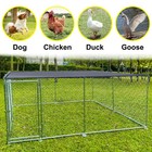 10ft Heavy Duty Dog Crate Cage Strong Metal Pet Kennel Playpen For Large Dogs