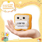 Gifts For Her Him Loved One Crochet Toast    i Loaf You    Gifts For Boyfriend Girlf