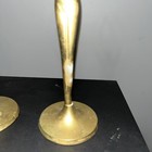 Vintage Brass Ballerina Dancer Statue Mcm Mid Century Modern Abstract Lot Of 2